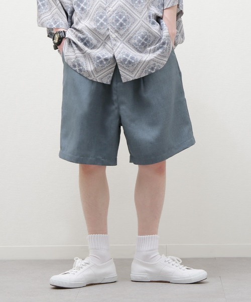 ZIP FIVE（ジップファイブ）の「【ZIP FIVE】ドライ リネンライクショートパンツ（その他パンツ・メンズ・ブラック/ベージュ/ブラウン/オリーブ/ブルー/アイボリー・MEDIUM/LARGE/X-LARGE）」の6枚目の写真