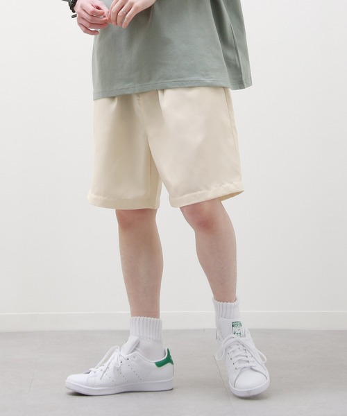 ZIP FIVE（ジップファイブ）の「【ZIP FIVE】ドライ リネンライクショートパンツ（その他パンツ・メンズ・ブラック/ベージュ/ブラウン/オリーブ/ブルー/アイボリー・MEDIUM/LARGE/X-LARGE）」の2枚目の写真