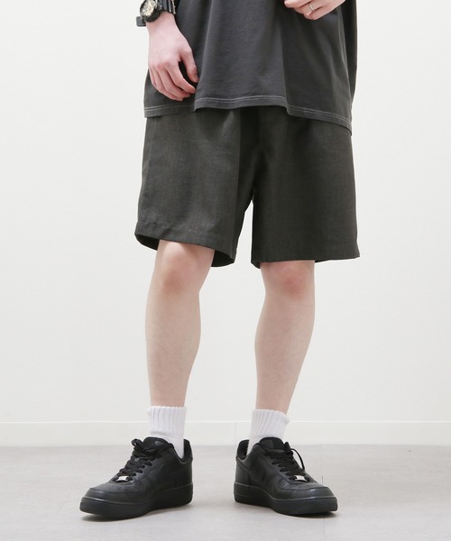 ZIP FIVE（ジップファイブ）の「【ZIP FIVE】ドライ リネンライクショートパンツ（その他パンツ・メンズ・ブラック/ベージュ/ブラウン/オリーブ/ブルー/アイボリー・MEDIUM/LARGE/X-LARGE）」の3枚目の写真