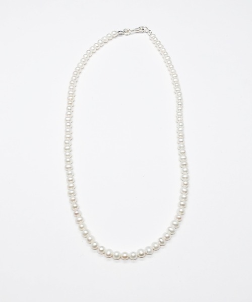 Newport（ニューポート）の「淡水パール&天然石ネックレス【数量限定】（ネックレス・レディース・イエロー/グリーン/レッド/ブルー/ホワイト・40cm）」の2枚目の写真