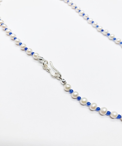 Newport（ニューポート）の「淡水パール&天然石ネックレス【数量限定】（ネックレス・レディース・イエロー/グリーン/レッド/ブルー/ホワイト・40cm）」の9枚目の写真