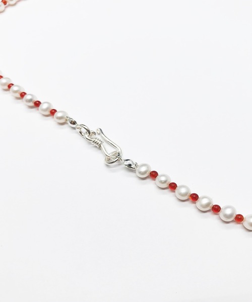 Newport（ニューポート）の「淡水パール&天然石ネックレス【数量限定】（ネックレス・レディース・イエロー/グリーン/レッド/ブルー/ホワイト・40cm）」の14枚目の写真