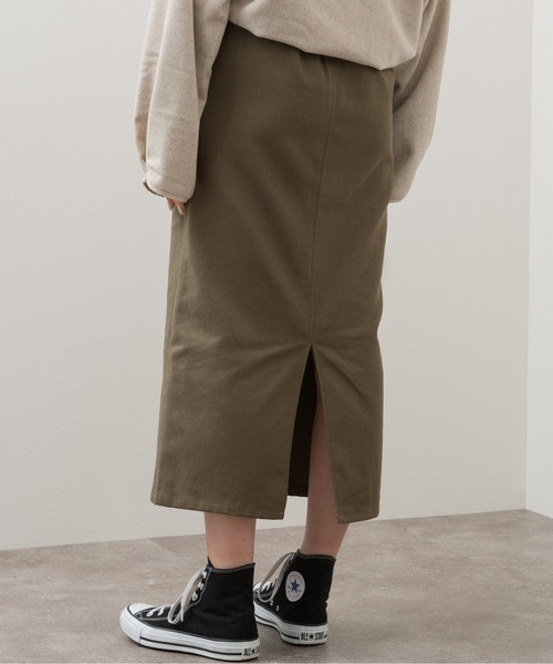 Ambre Neige（アンブルネージュ）の「ミディタイトスカート／【WEB/EC限定商品】（スカート・レディース・グレイッシュベージュ/チャコールグレー・FREE）」の19枚目の写真