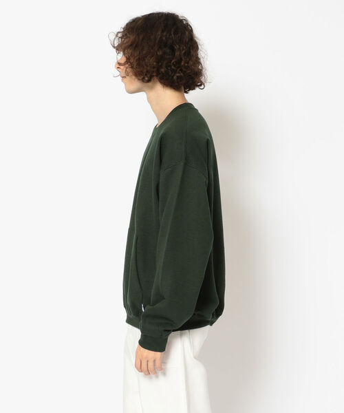 RELAXFIT(リラックスフィット)の「RELAXFIT/リラックスフィット muff pocket crew sweat マフポケットクルースウェット(スウェット・メンズ・グレー/レッド/グリーン/ネイビー・X-LARGE/LARGE)」の6枚目の写真