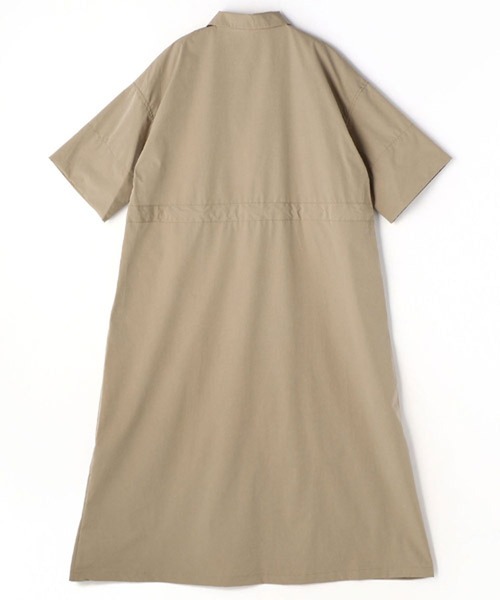 NICOLE white（ニコルホワイト）の「ウエストドロストボックスワンピース（ワンピース・レディース・ブラウン/オフホワイト/グリーン・FREE）」の19枚目の写真