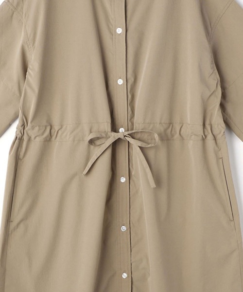 NICOLE white（ニコルホワイト）の「ウエストドロストボックスワンピース（ワンピース・レディース・ブラウン/オフホワイト/グリーン・FREE）」の9枚目の写真