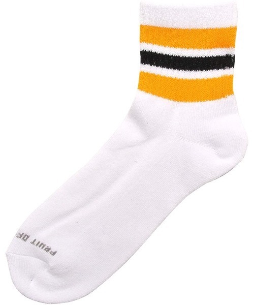 FRUIT OF THE LOOM（フルーツオブザルーム）の「【FRUIT OF THE LOOM】 クオーター丈 ラインアンクル 6Pソックス（ソックス/靴下・メンズ・マルチ・FREE）」の5枚目の写真