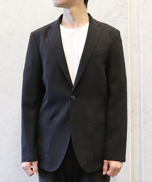 COMME CA ISM(コムサイズム)の「洗える ジャケット(テーラードジャケット・メンズ・ネイビー/ブラック・X-LARGE/SMALL/MEDIUM/LARGE)」の7枚目の写真