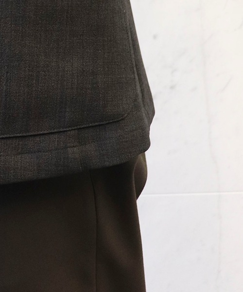 COMME CA ISM(コムサイズム)の「洗える ジャケット(テーラードジャケット・メンズ・ネイビー/ブラック・X-LARGE/SMALL/MEDIUM/LARGE)」の4枚目の写真