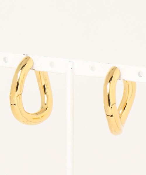 DONOBAN(ドノバン)の「ラウンドフープピアス(ピアス(両耳用)・レディース・ゴールド/シルバー・ONESIZE)」の3枚目の写真