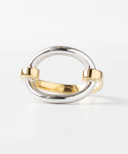 JUICY ROCK（ジューシーロック）の「CYCRO/GP(SV925)/SV925 コンビオーバルリング（リング・レディース・シルバー・#15/#11/#13）」の2枚目の写真