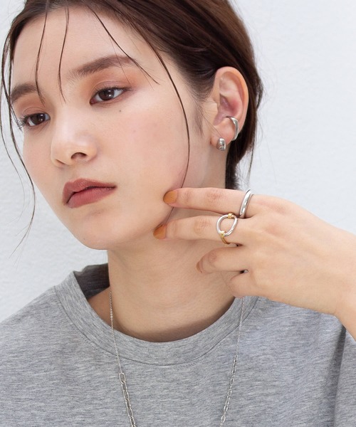 JUICY ROCK（ジューシーロック）の「CYCRO/GP(SV925)/SV925 コンビオーバルリング（リング・レディース・シルバー・#15/#11/#13）」の10枚目の写真