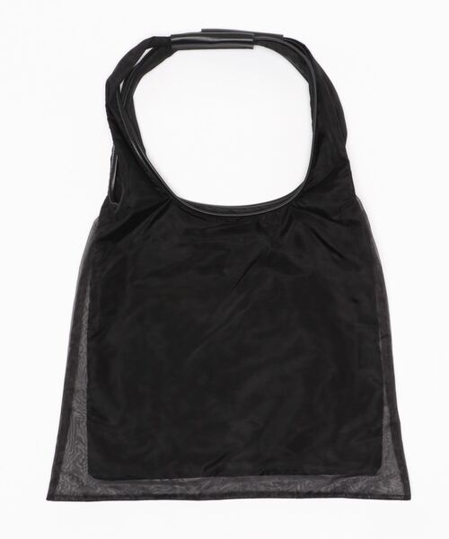 Doux archives(ドゥアルシーヴ)の「シースルーショッパー(ショルダーバッグ・レディース・ブラック/ブラウン/アイボリー・FREE)」の6枚目の写真