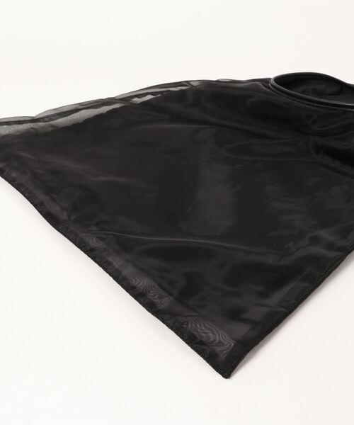 Doux archives(ドゥアルシーヴ)の「シースルーショッパー(ショルダーバッグ・レディース・ブラック/ブラウン/アイボリー・FREE)」の5枚目の写真