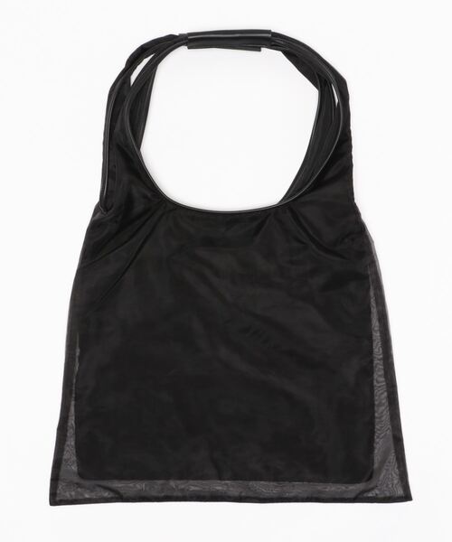 Doux archives(ドゥアルシーヴ)の「シースルーショッパー(ショルダーバッグ・レディース・ブラック/ブラウン/アイボリー・FREE)」の10枚目の写真
