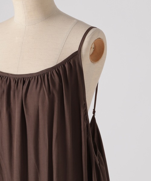 Andemiu（アンデミュウ）の「キャミワンピ949676（ワンピース・レディース・ブラック/ブラウン/ブルー・FREE）」の8枚目の写真