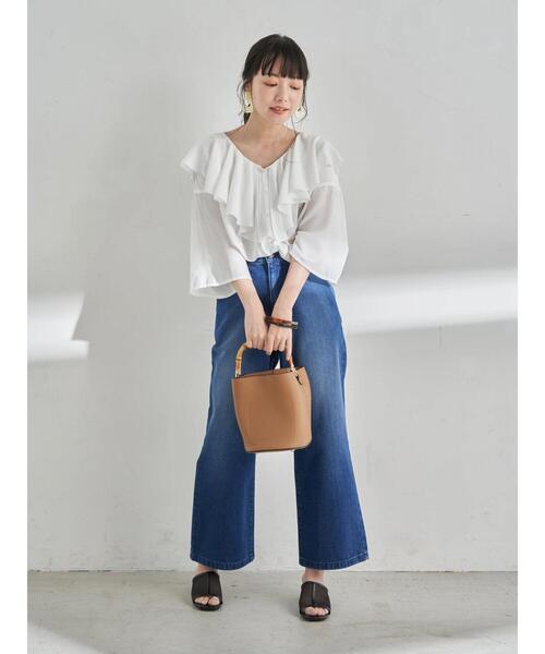 earth music&ecology（アースミュージックアンドエコロジー）の「ORiental TRaffic チュールサンダル ＊（サンダル・レディース・ブラック/ベージュ/ブラウン・L/S/M）」の11枚目の写真