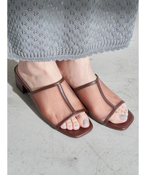 earth music&ecology（アースミュージックアンドエコロジー）の「ORiental TRaffic チュールサンダル ＊（サンダル・レディース・ブラック/ベージュ/ブラウン・L/S/M）」の15枚目の写真