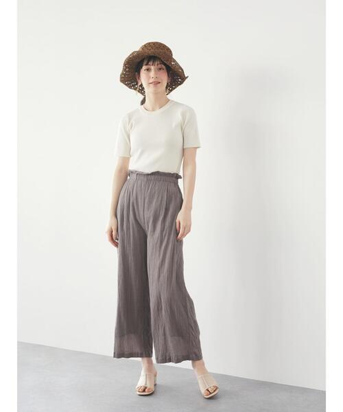 earth music&ecology（アースミュージックアンドエコロジー）の「ORiental TRaffic チュールサンダル ＊（サンダル・レディース・ブラック/ベージュ/ブラウン・L/S/M）」の22枚目の写真