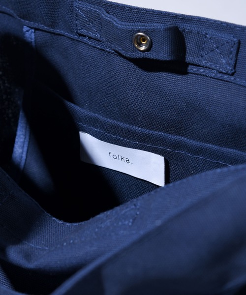 folka(フォルカ)の「【folka(フォルカ)】ワンショルダートートバッグ(トートバッグ・レディース・ホワイト/ネイビー・ONE SIZE)」の13枚目の写真