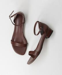 BEAUTY&YOUTH UNITED ARROWS | BY フェイクレザーアンクルストラップサンダル(サンダル)