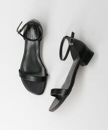 BEAUTY&YOUTH UNITED ARROWS | BY フェイクレザーアンクルストラップサンダル(サンダル)