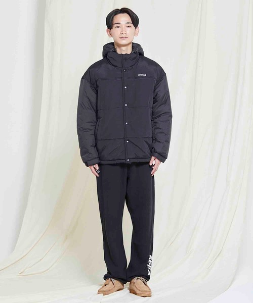 SILAS(サイラス)の「HOODED PUFFER JACKET(ナイロンジャケット・メンズ・ブラック/ネイビー/オリーブ・MEDIUM/X-LARGE/LARGE)」の6枚目の写真