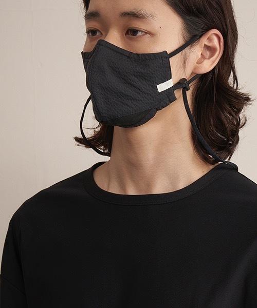 TROVE（トローヴ）の「TROVE / SUMMER FACE MASK +NECK STRAP ( BREEZE MODEL )（マスク・メンズ・ブラック/ベージュ/ネイビー/グレー・S/M）」の5枚目の写真