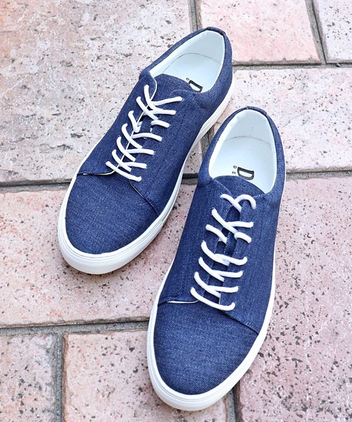 Dedes(デデス)の「Dedes / オーセンティックデニムスニーカー(6305)(スニーカー・メンズ・ネイビー/ブルー・L/M)」の2枚目の写真