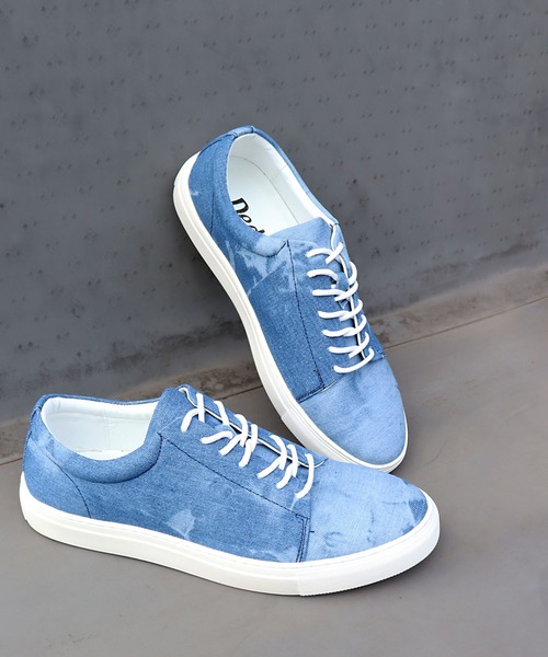 Dedes(デデス)の「Dedes / オーセンティックデニムスニーカー(6305)(スニーカー・メンズ・ネイビー/ブルー・L/M)」の1枚目の写真