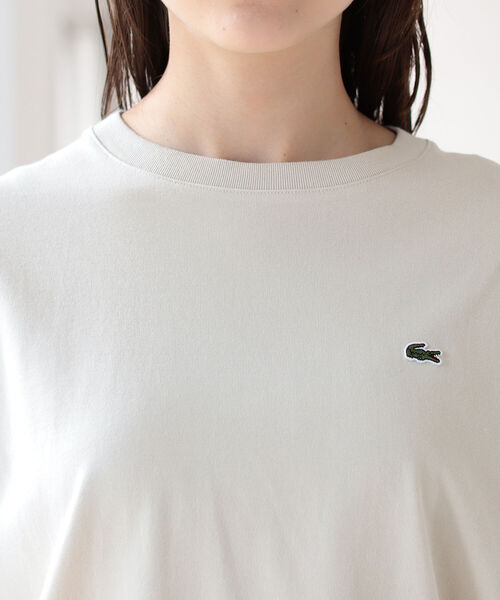 B Ming By トップス コクーン Lacoste Beams ラコステ ロングスリーブ Tシャツ 21aw R Tシャツ カットソー B Ming 別注 コクーン By Beams ビーミングバイビームス のファッション