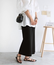 andme | ストレッチベイカータイトロングスカート ウエストゴム(スカート)