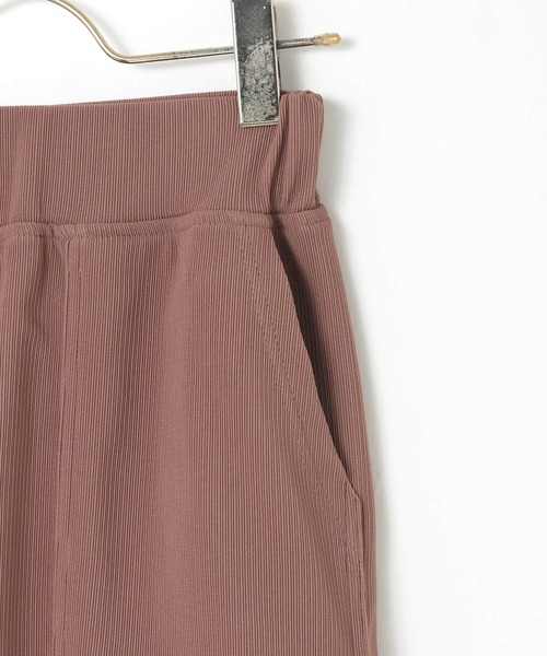 andme（アンドミー）の「ストレッチベイカータイトロングスカート（スカート・レディース・ブラック/ブラウン/ネイビー/グリーン/イエロー・M/L）」の18枚目の写真