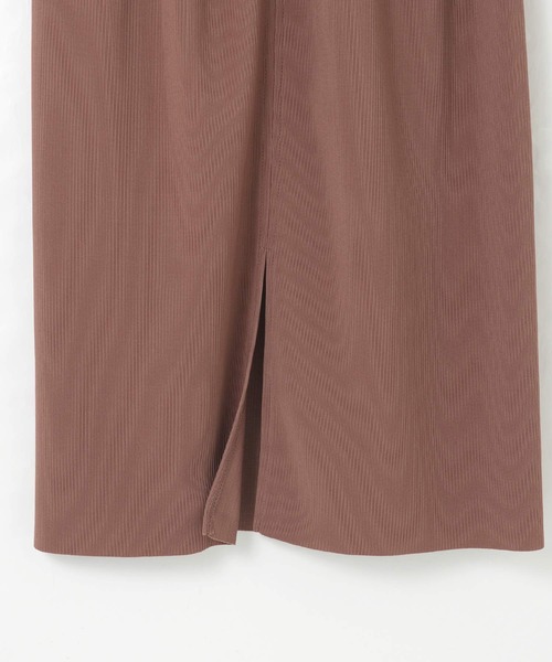 andme（アンドミー）の「ストレッチベイカータイトロングスカート（スカート・レディース・ブラック/ブラウン/ネイビー/グリーン/イエロー・M/L）」の19枚目の写真