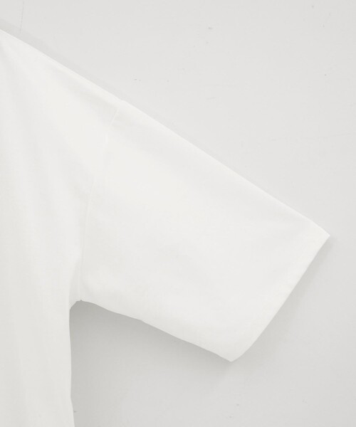 BESPOKE TOKYO（ビスポークトウキョウ）の「【BESPOKE TOKYO】DOUBLE BLEND COTTON CREW NECK OVER SIZE TEE（Tシャツ/カットソー・メンズ・ブラック/ベージュ/オフホワイト・2/3）」の13枚目の写真