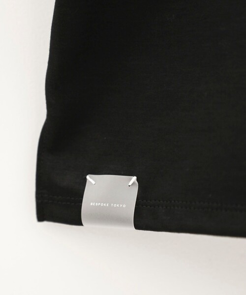 BESPOKE TOKYO（ビスポークトウキョウ）の「【BESPOKE TOKYO】DOUBLE BLEND COTTON CREW NECK OVER SIZE TEE（Tシャツ/カットソー・メンズ・ブラック/ベージュ/オフホワイト・2/3）」の8枚目の写真