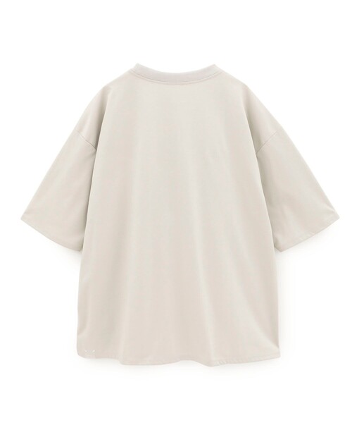 BESPOKE TOKYO（ビスポークトウキョウ）の「【BESPOKE TOKYO】DOUBLE BLEND COTTON CREW NECK OVER SIZE TEE（Tシャツ/カットソー・メンズ・ブラック/ベージュ/オフホワイト・2/3）」の18枚目の写真