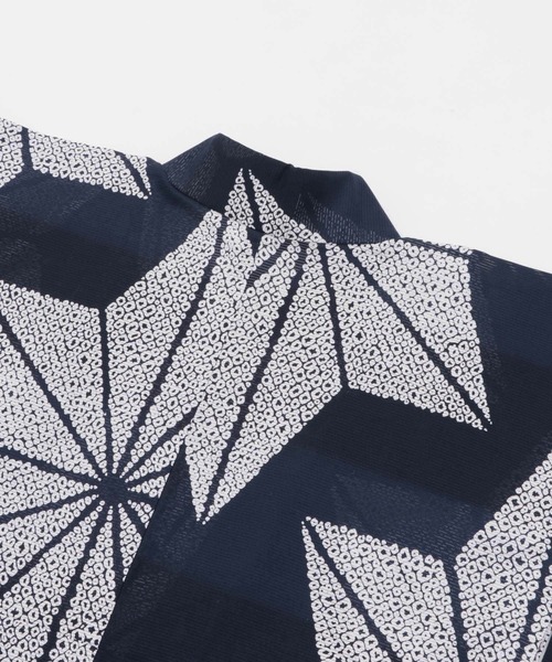 URBAN RESEARCH ROSSO WOMEN（アーバンリサーチ　ロッソ）の「浴衣　麻の葉（浴衣・レディース・ネイビー・FREE）」の6枚目の写真