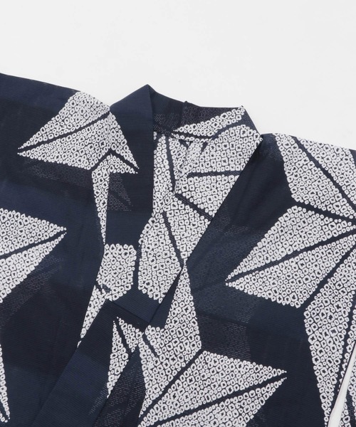 URBAN RESEARCH ROSSO WOMEN（アーバンリサーチ　ロッソ）の「浴衣　麻の葉（浴衣・レディース・ネイビー・FREE）」の9枚目の写真