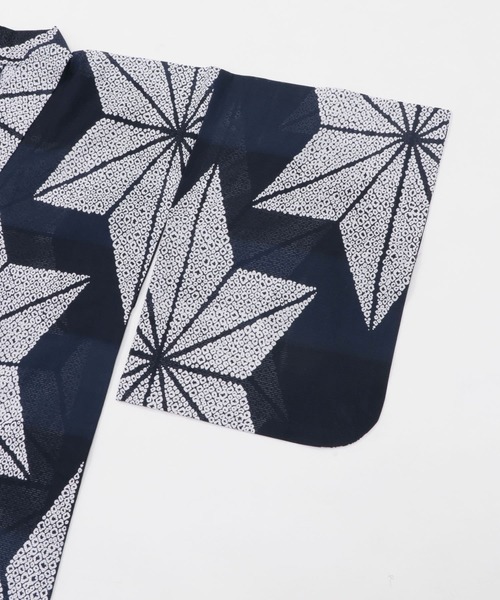 URBAN RESEARCH ROSSO WOMEN（アーバンリサーチ　ロッソ）の「浴衣　麻の葉（浴衣・レディース・ネイビー・FREE）」の10枚目の写真