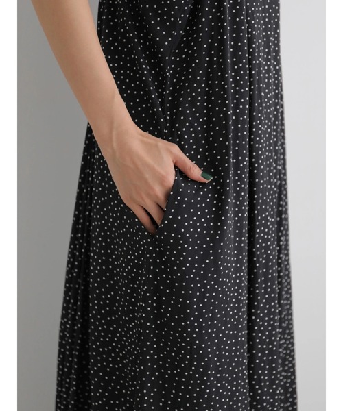 AMERICAN HOLIC（アメリカンホリック）の「マーメード切り替えフレアキャミワンピース（ワンピース・レディース・ネイビー/モカ/ドット・M/L）」の13枚目の写真