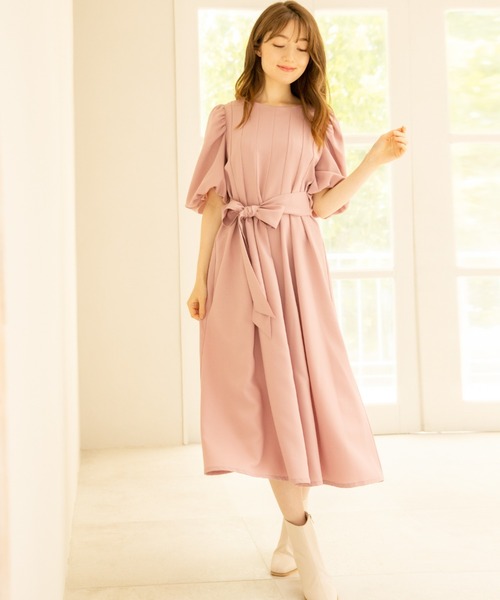 セール バルーン袖タックワンピース ワンピース Misch Masch ミッシュマッシュ のファッション通販 Zozotown