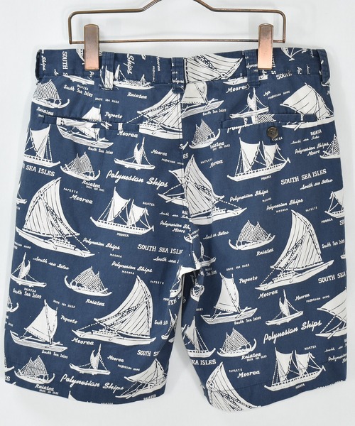 J.CREW（ジェイクルー）の「【ヴィンテージ古着】J.CREW/J.クルー ヨット柄 ショートパンツ（その他パンツ・メンズ・ネイビー・LARGE）」の3枚目の写真