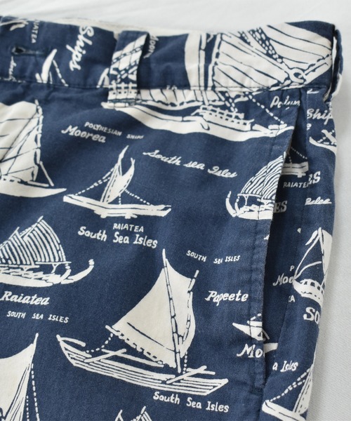 J.CREW（ジェイクルー）の「【ヴィンテージ古着】J.CREW/J.クルー ヨット柄 ショートパンツ（その他パンツ・メンズ・ネイビー・LARGE）」の6枚目の写真
