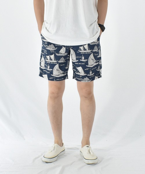 J.CREW（ジェイクルー）の「【ヴィンテージ古着】J.CREW/J.クルー ヨット柄 ショートパンツ（その他パンツ・メンズ・ネイビー・LARGE）」の8枚目の写真