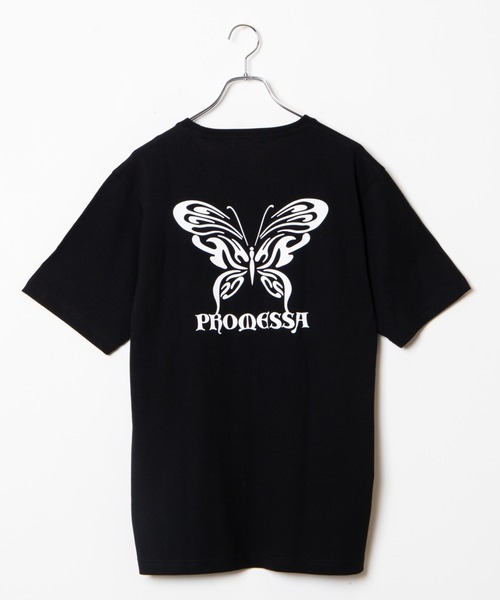WEGO(ウィゴー)の「WEGO/ButterflyモチーフプリントTシャツ(Tシャツ/カットソー・レディース・ホワイト/ブラック・SMALL/MEDIUM/LARGE/X-LARGE)」の15枚目の写真