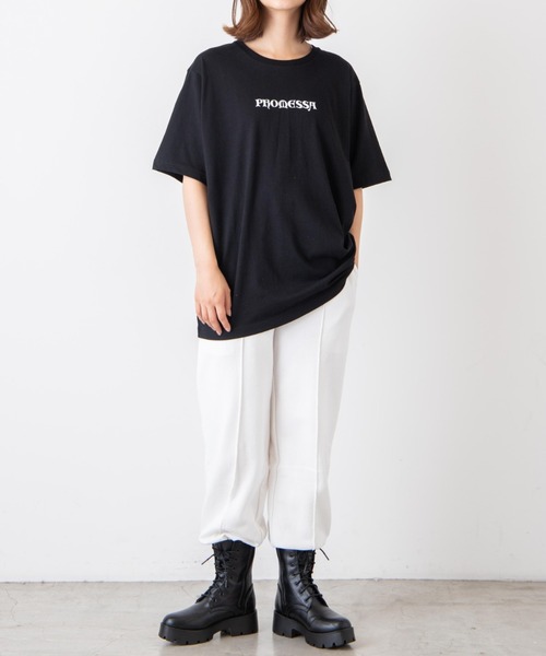 WEGO(ウィゴー)の「WEGO/ButterflyモチーフプリントTシャツ(Tシャツ/カットソー・レディース・ホワイト/ブラック・SMALL/MEDIUM/LARGE/X-LARGE)」の8枚目の写真