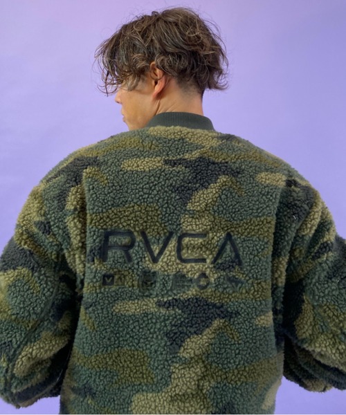 RVCA(ルーカ)の「【ZOZOTOWN限定】RVCA/ルーカ ビッグシルエット リバーシブル ナイロン/ボアジャケット BB042-761(MA-1・メンズ・グリーン/ブラック/ホワイト・S/L/M)」の22枚目の写真