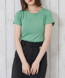 Anuenue | レディース クルーネックカラーTシャツ(Tシャツ/カットソー)