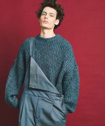 《ユニセックスアイテム》BOCCOLO/ボッコロ プライムオーバークルーネックニットプルオーバー 【MAISON SPECIAL/メゾンスペシャル】